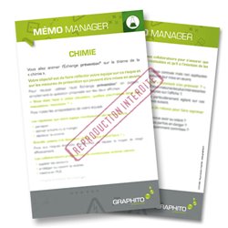 Mémo manager - Chimie