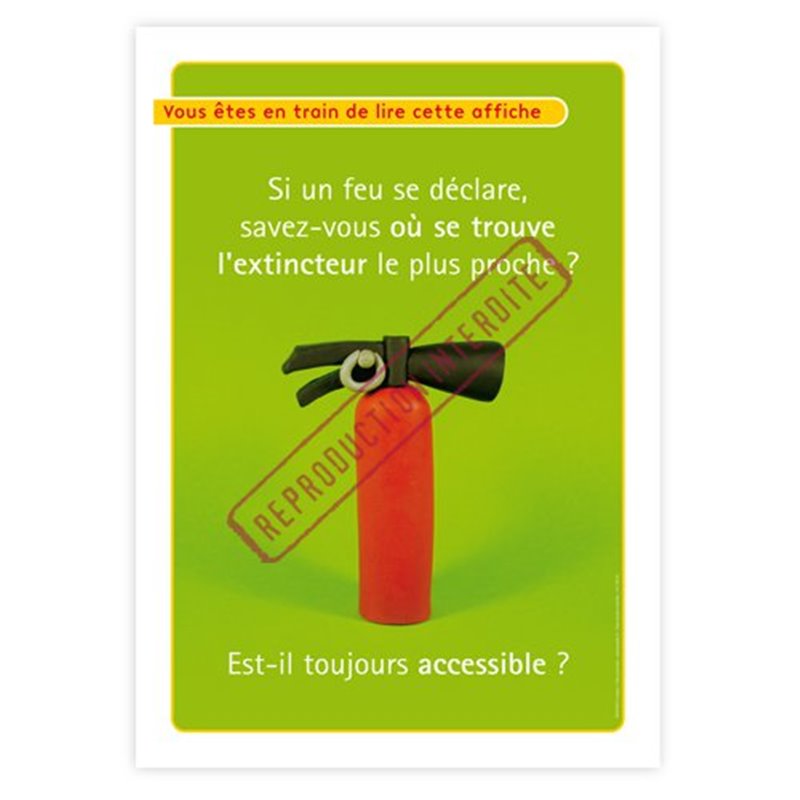 Affiche S curit Extincteur Graphito Pr vention Affiche S curit Extincteur Graphito Pr vention